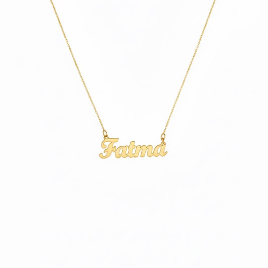 El Yazılı İsim Kolye | Kişiye Özel 925 Ayar Gümüş | Altın Kaplama - Pırlanta Takı